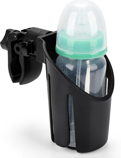 Accmor Stroller Cup Holder, Universal Cup Holder for Uppababy Nuna Doona Strollers, Bottle Drinks Holder for Wheelchair, Walker, Bike, Scooter