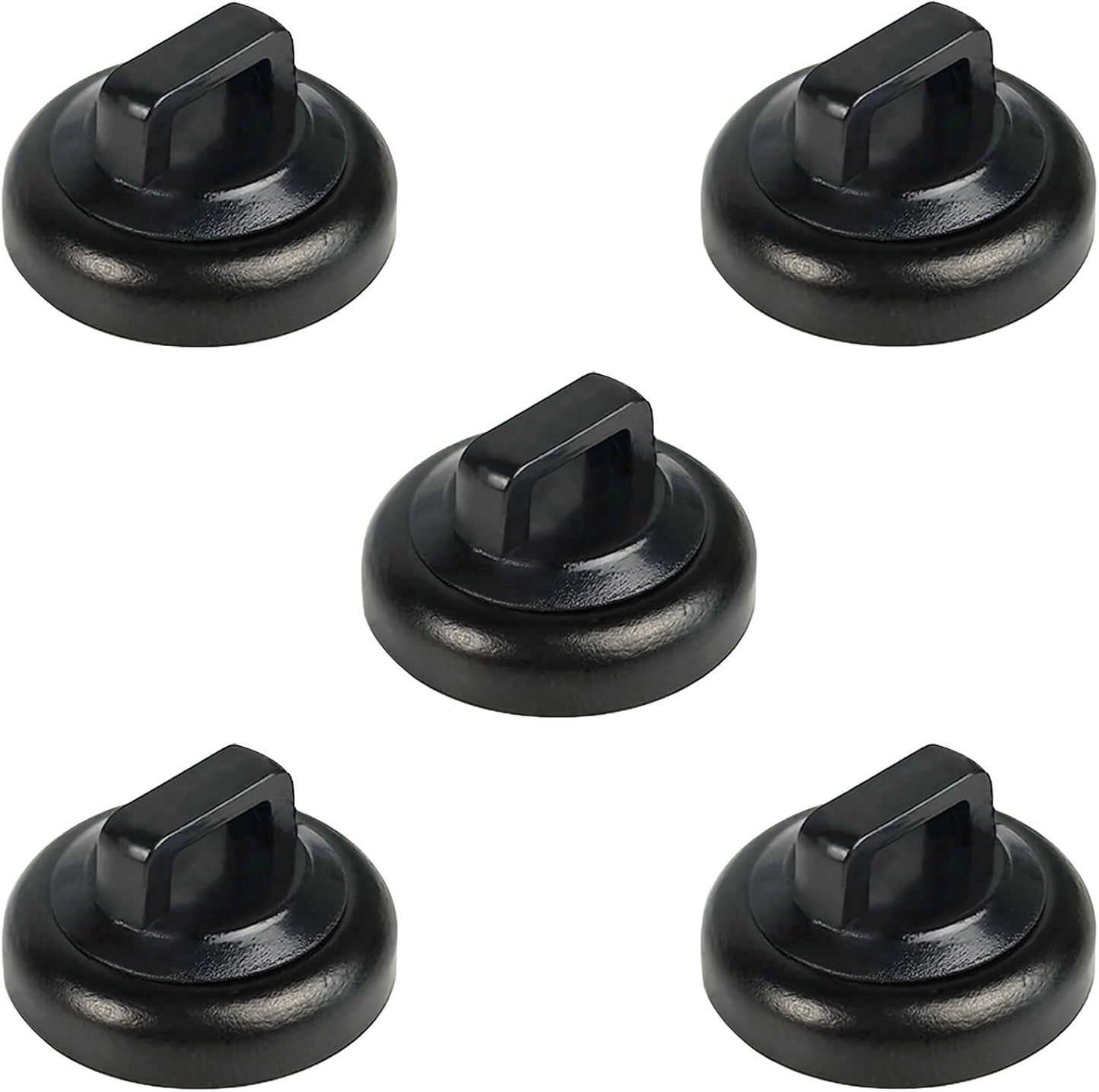 Magnetic Cable Zip Tie Mounts Clips Multipurpose Zip Ties Mount Base Holder Black Wire Cable Holder Mount Wire Clips Management for Home Office Marine Electrical Wiring (Black, 20 Piece)