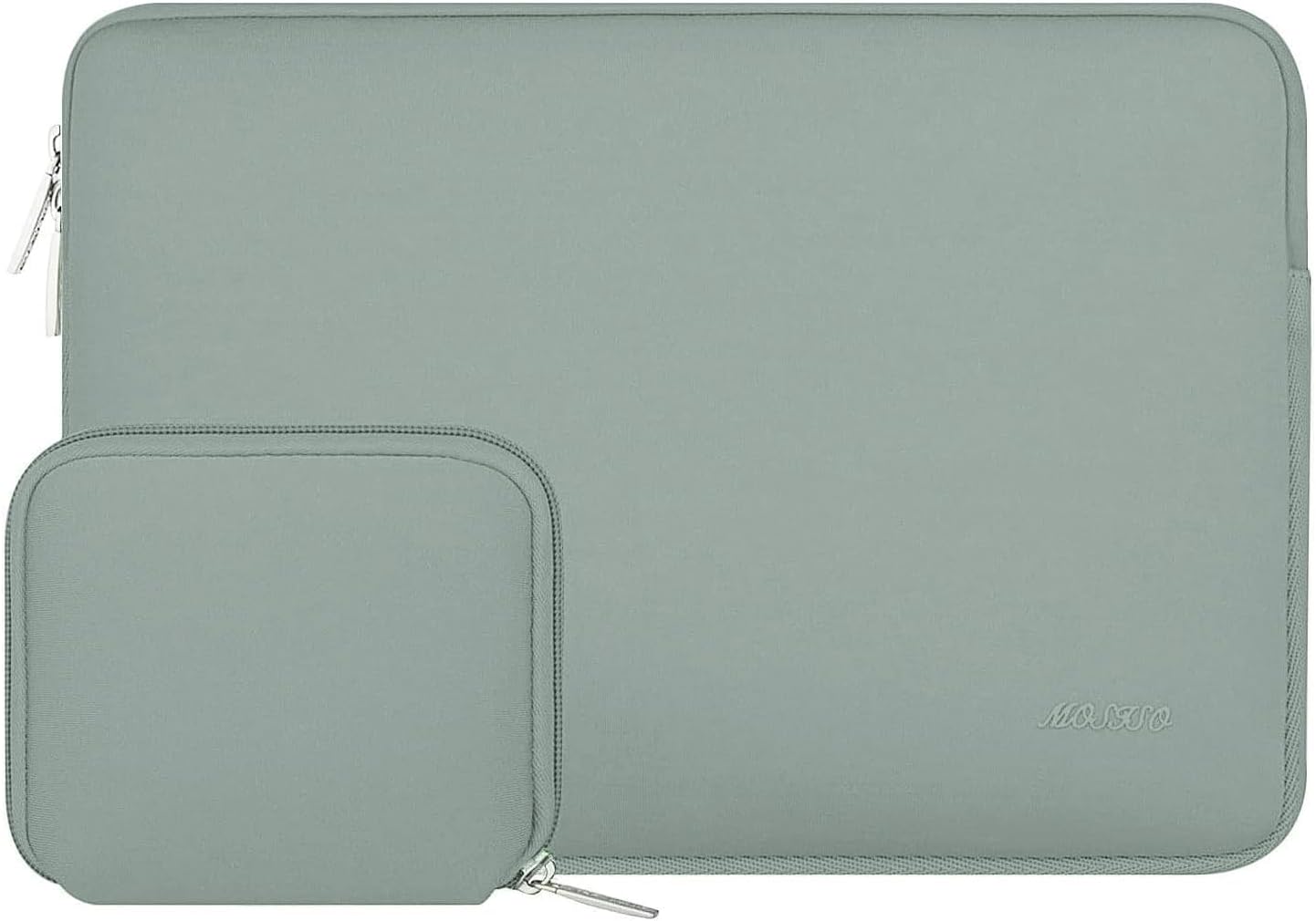 MOSISO Laptop Case 13.3 inch, 13-13.3 inch Laptop Sleeve Bag Compatible with MacBook Air/Pro 13/Pro 14 M5 M4 M3 M2 M1, HP Dell ASUS Lenovo, Neoprene Computer Sleeve Bag with Small Case, Baby Pink - Colors B