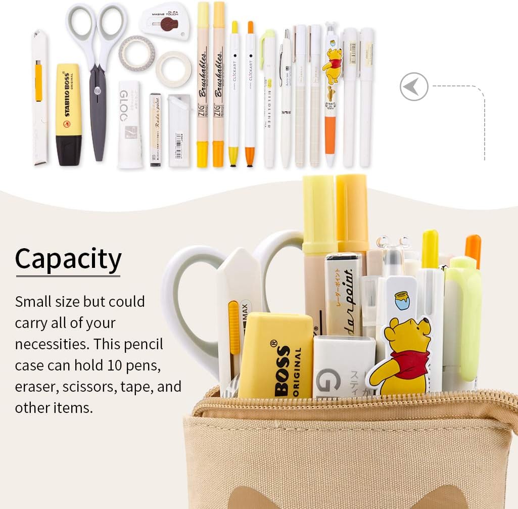 EASTHILL Big Capacity Pencil Pen Case Pouch Box Organizer Large Storage for Bullet Journal