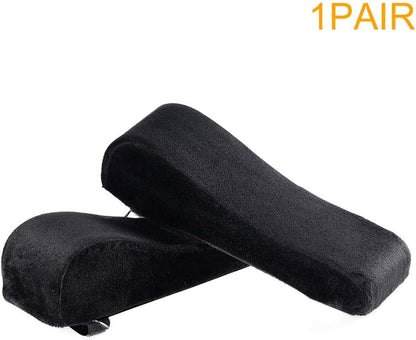Office Chair Armrest Pads,1 Pair Ergonomic Armrest Pads, Memory Foam Elbow Support Cushions for Computer, Gaming and Desk Chairs