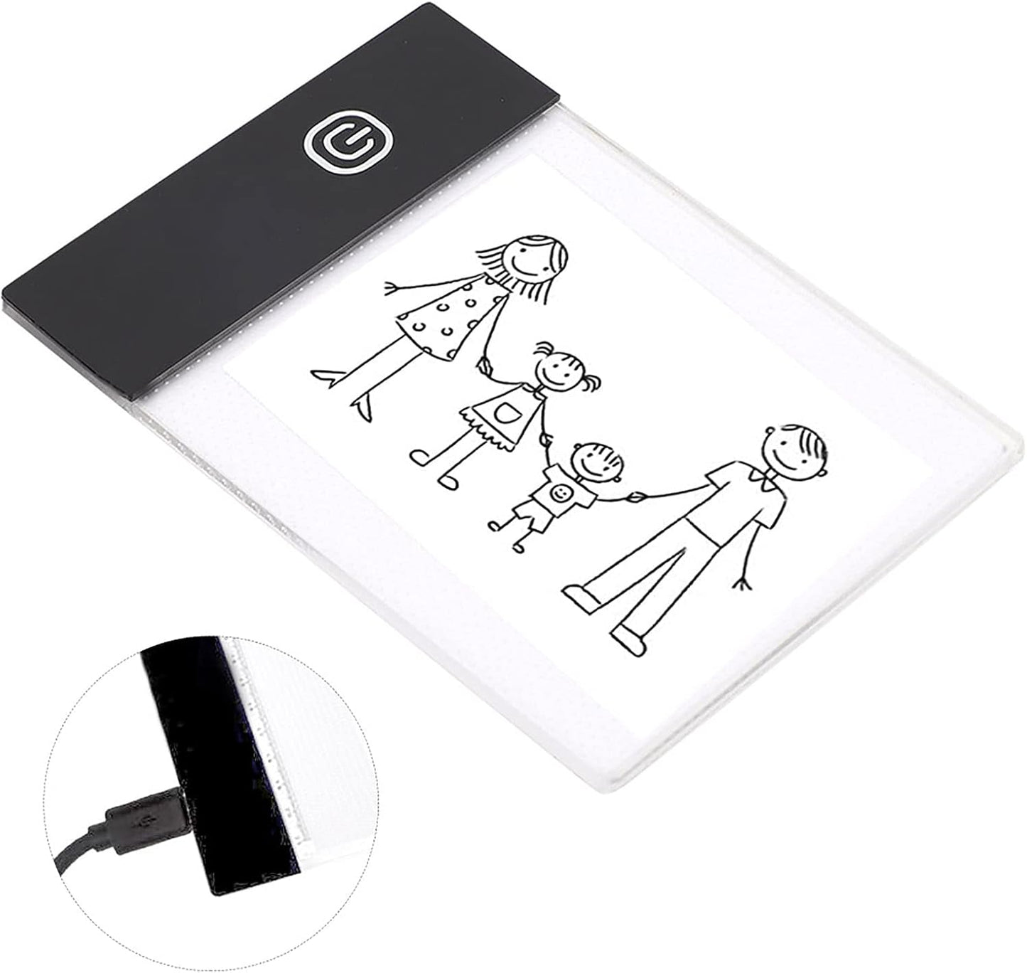 LED Tracing Light Pad, A6 Light Board for Animation Drawing Tracing, USB Copy Board for Stencil Tattoo Sketching, Flipbook Light Pad for Kids Artists