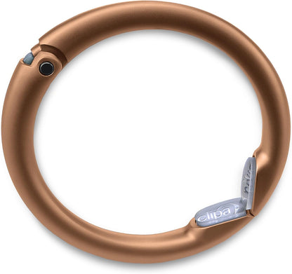 Clipa Bag Hanger - The Ring that Opens Into a Hook, Closes Automatically | Hangs Almost Anywhere in Just 1/2" of Space | Holds 33 lbs | 9 Styles | 3 yr Warranty