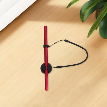 BESPORTBLE 2pcs Retractable Tablet Pen Tether with Elastic Pen Leash and Silicone Holder for Touch Stylus Desk Clipboard Drawing