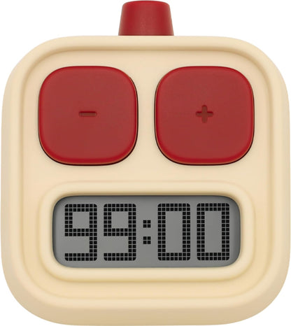 KADAMS Digital Kitchen Timer for Cooking, Countdown & Count-up Productivity, Magnetic for Kids Classroom, Kitchen, Home, School, Office, Yellow