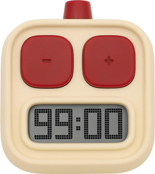 KADAMS Digital Kitchen Timer for Cooking, Countdown & Count-up Productivity, Magnetic for Kids Classroom, Kitchen, Home, School, Office, Yellow