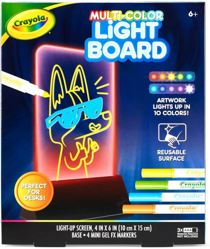 Crayola Ultimate Light Board - White, Kids Drawing Tablet, Gifts for Kids, LED Drawing Board, Sketching Art Projector, Toys for Boys & Girls, 6+