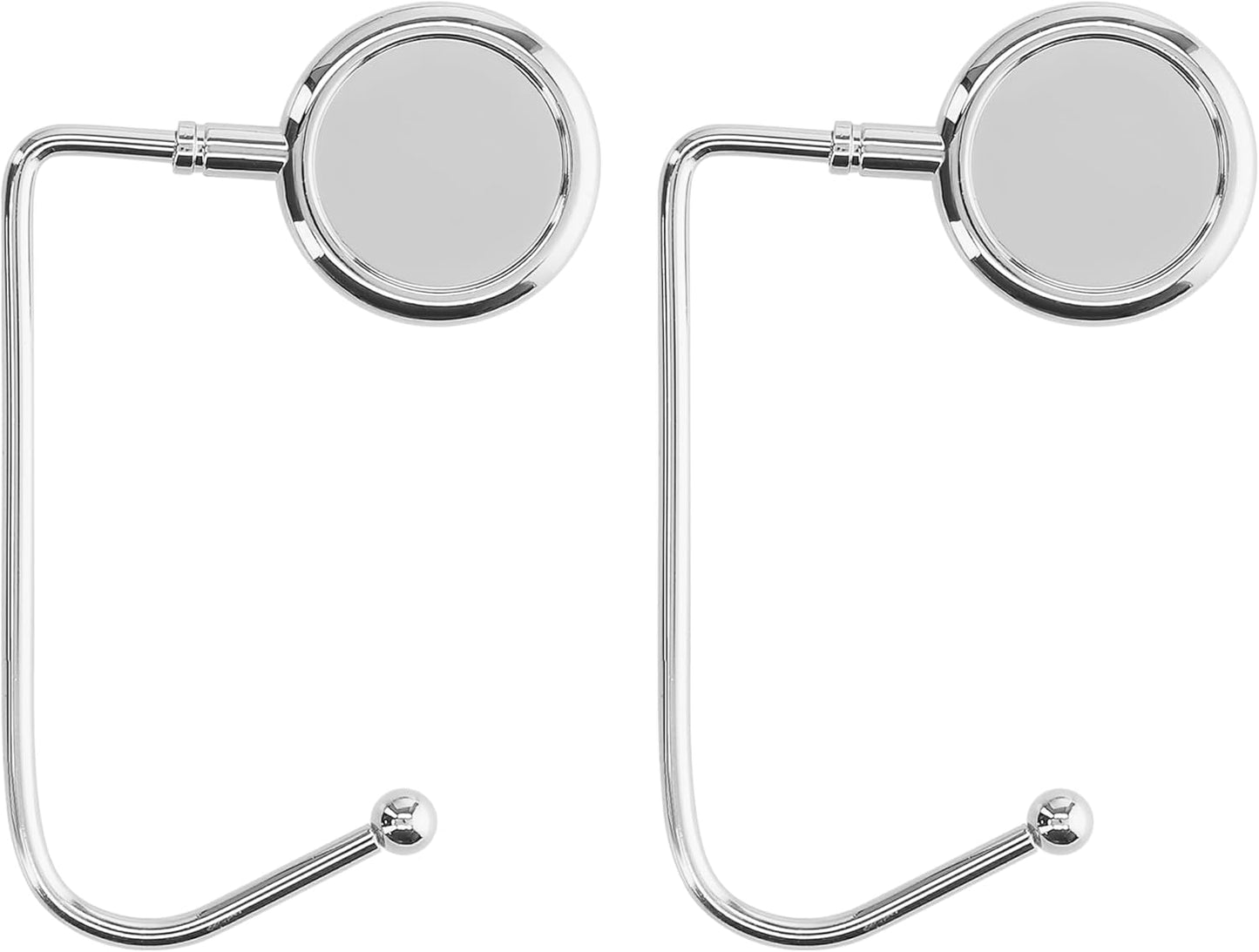 kwmobile Purse Hook for Table - Set of 2 Purse Holder - Handbag Hanger - Portable Bag Holder - Bag Hooks for Desk - Table Hook Gold