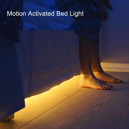 Motion Sensor Light Indoor, Closet Lights Motion Sensored, Battery Operated Cabinet Lights Strip, White Under Cabinet Lighting, Under Counter Lights for Kitchen, Led Strip Lights for Bedroom
