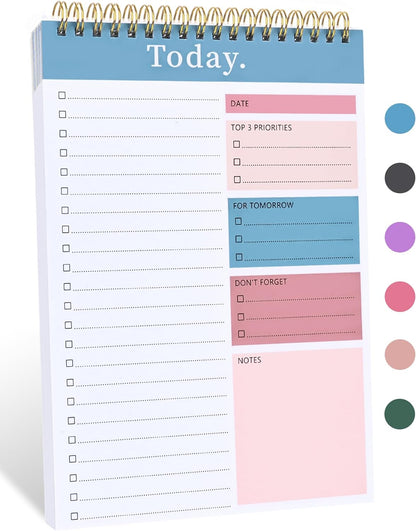 To Do List Notepad - To Do List Notebook for Work with 52 Sheets, Undated Daily Planner Perfect for Enhanced Productivity and Goal Achievement - Green