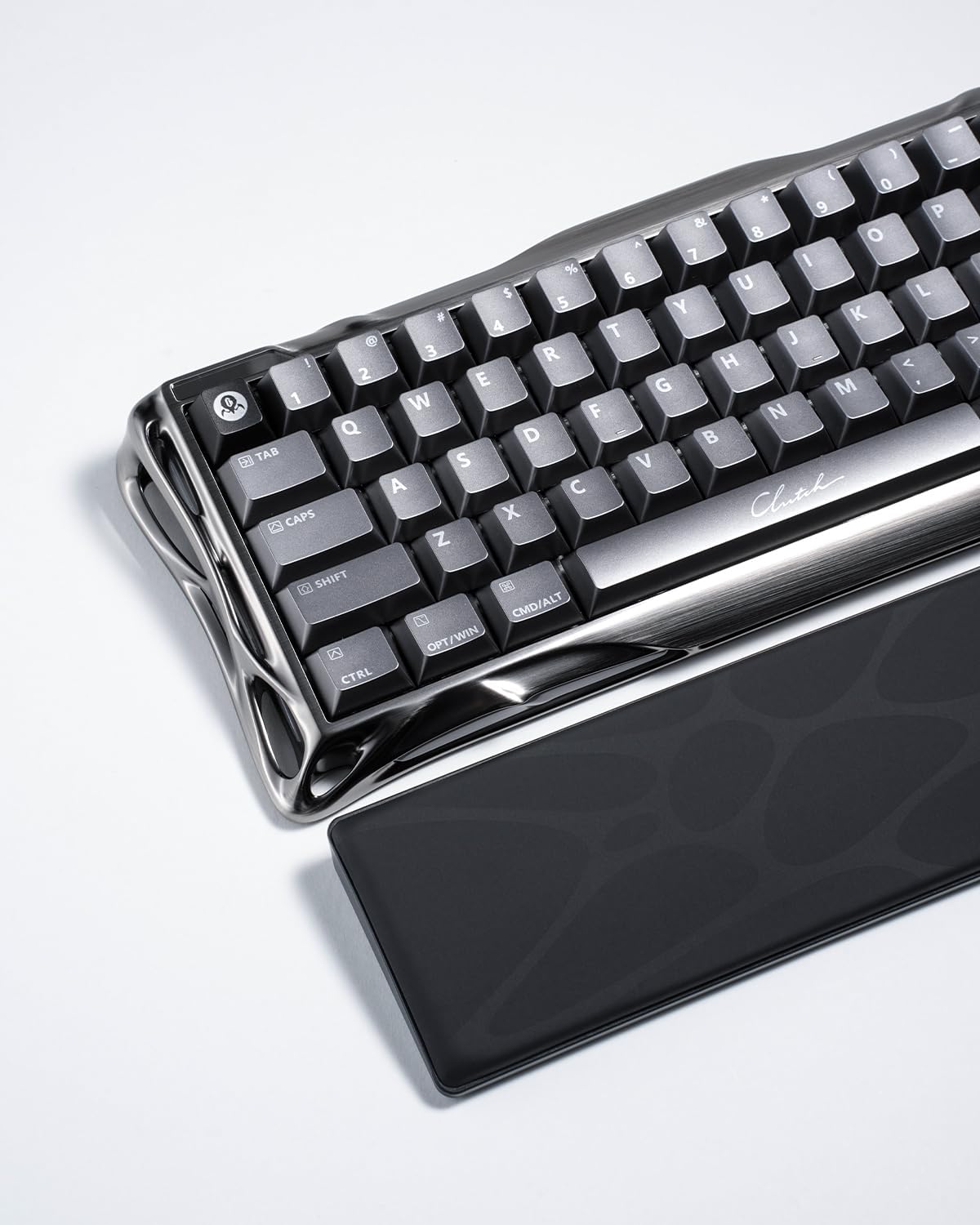GravaStar 75% Keyboard Wrist Rest Pad - White