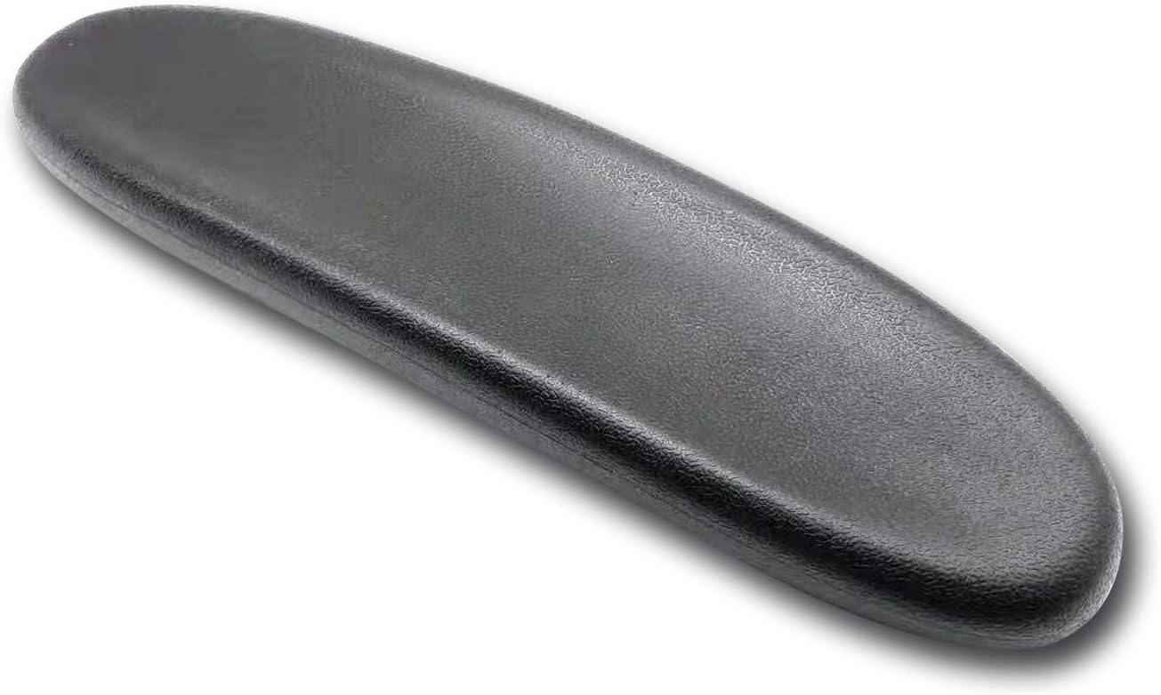 MYFUNSHOP Gaming Chair Replacement Armrest Arm Pads Universal Soft PU Office Chair Replacement Parts(1 Pair) Black