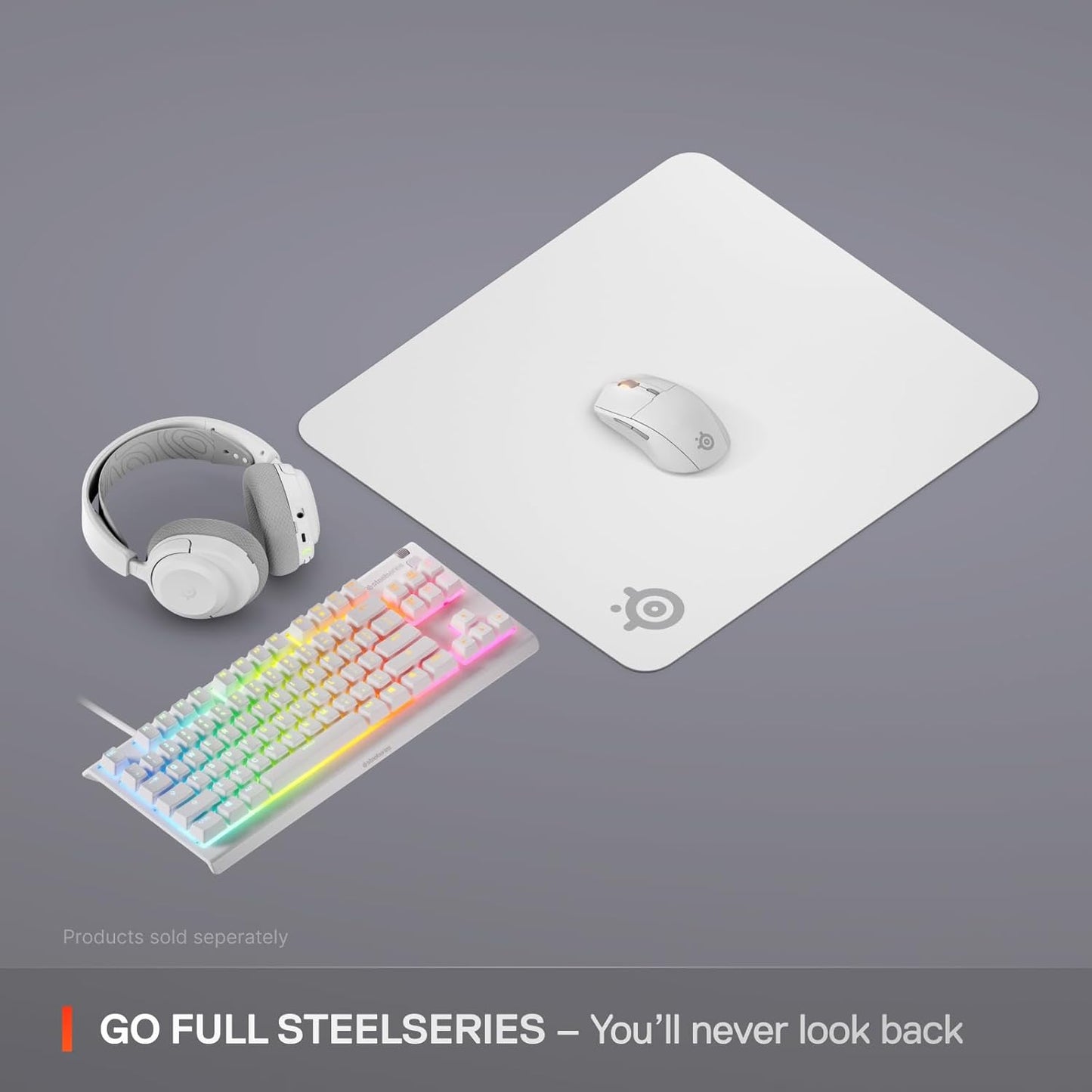 SteelSeries QcK Gaming Mouse Pad - XXL Cloth - Peak Tracking and Stability - Esports Mousepad - Never-Slip - Full Desk Coverage