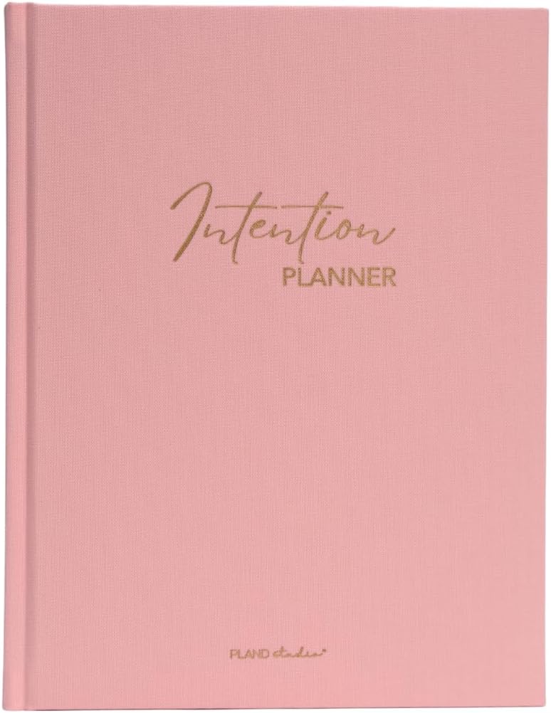 Pland Studio 90-Day Planner Journal – Undated Daily Goal Organizer in Alabaster Linen | Gratitude Journal, Habit Tracker, Vision Board, and Reflection Pages for Mindful Planning