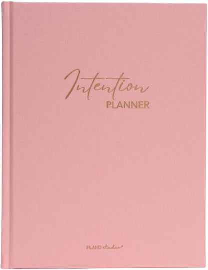 Pland Studio 90-Day Planner Journal – Undated Daily Goal Organizer in Alabaster Linen | Gratitude Journal, Habit Tracker, Vision Board, and Reflection Pages for Mindful Planning