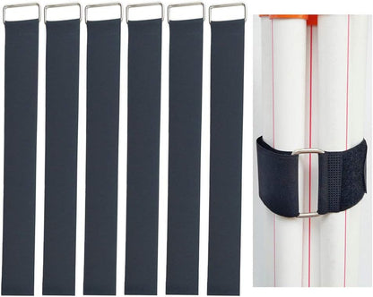YiwerDer Reusable Fastening Cable Straps and Cable Ties Set 20 Pack(8"-12"-18"), Adjustable Multi-Purpose Hook and Loop Cord Ties to Keep Cords Organized and Tidy