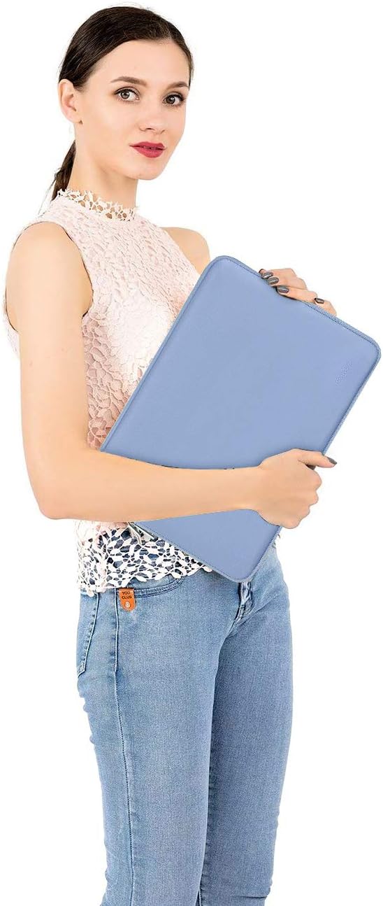 MOSISO Laptop Case 13.3 inch, 13-13.3 inch Laptop Sleeve Bag Compatible with MacBook Air/Pro 13/Pro 14 M5 M4 M3 M2 M1, HP Dell ASUS Lenovo, Neoprene Computer Sleeve Bag with Small Case, Baby Pink - Colors B