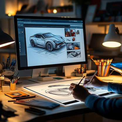 A4 LED Copy Board Light Tracing Box LED Light Pad Memory Function USB Powered Stepless Dimmable Light Table for Drawing, Weeding Vinyl, Diamond Art, Sketching and Animation