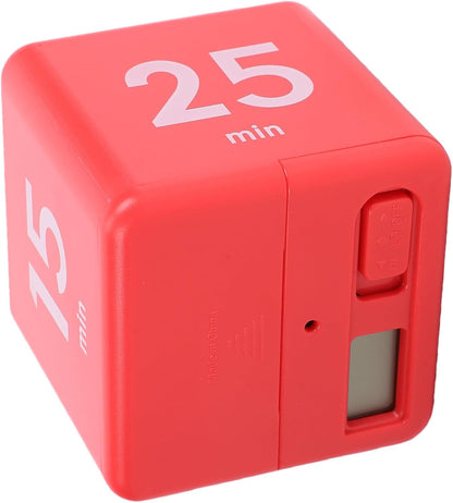 ZJchao Miracle Cube Timer 5 15 25 45 Minute Countdown Timer with Audible Alert for Study Cooking Workout Time Management Desk Decor