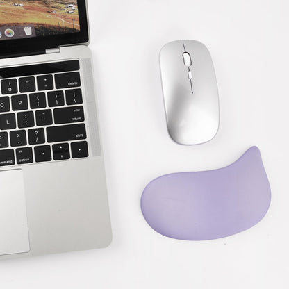 Ergonomic Mouse Wrist Rest Pad, Small Gel Mouse Keyboard Support Cushion Non-Slip Base, for Easy Typing and Wrist Pain Relief Office Computer, Laptop, PC Gaming (Blue)