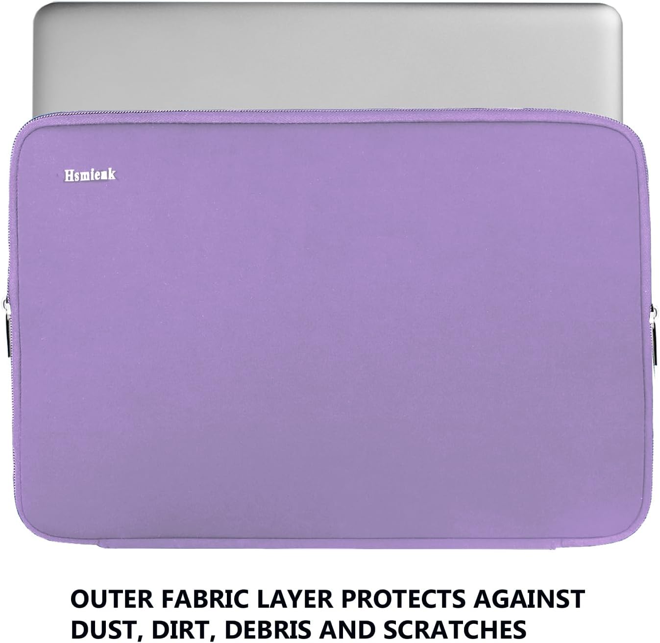 Laptop Sleeve 15.6 Inch, Durable Shockproof Protective Cover Flip Case Briefcase Carrying Computer Bag Case Compatible with 15.6 Inch HP, ASUS, Lenovo, Acer, Notebook, Computer, Black