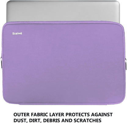 Laptop Sleeve 15.6 Inch, Durable Shockproof Protective Cover Flip Case Briefcase Carrying Computer Bag Case Compatible with 15.6 Inch HP, ASUS, Lenovo, Acer, Notebook, Computer, Black