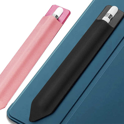 TENOC Universal Stylus Holder, Adhesive Pencil Protected Sleeve Case, Elastic Pens Holder Storage Pouch Pocket Compatible for Pencil Pro 2nd/1st & USB-C, 1 Pcs, Black