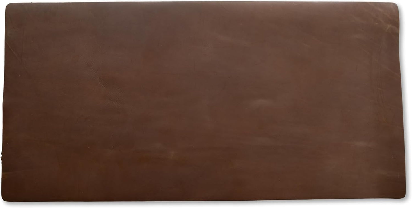 Genuine Leather Desk Pad, Office Desk Mat, Large Desk Blotter, Desk Protector, and Mouse Pad – 31.5" x 15.75" (1.8-2.0 mm) Mocha, Waterproof, Premium Quality for Desk Surface Protection and Comfort.
