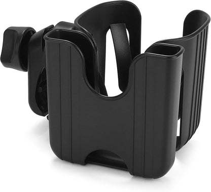 Accmor Stroller Cup Holder, Universal Cup Holder for Stroller Walker Bike, 360° Rotatable Large Caliber Designed Bottle Holder for Stroller, Bike, Wheelchair, Scooter