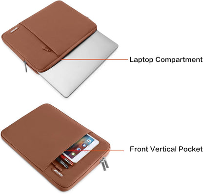 MOSISO Laptop Case 15 inch, 15 inch Laptop Sleeve Compatible with MacBook Air M5 A3448 M4 A3241 M3 A3114 M2 A2941 2026-2023, Dell XPS, Polyester Vertical Computer Sleeve Bag with Pocket, Black - Colors A
