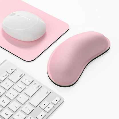 Dapesuom Enlarge Keyboard Wrist Rest, Memory Foam Keyboard Wrist Cushion for Computer Desk Mats Support, Pain Relief Ergonomic Mouse Pad Rests with Non-Slip Base for Gaming, Laptop, Radiant Orchid
