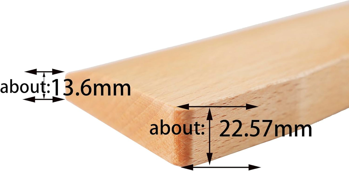 YMDK Wooden Wrist Rest Solid Wood Walnut for Keychron Q13 Pro Mechanical Keyboard