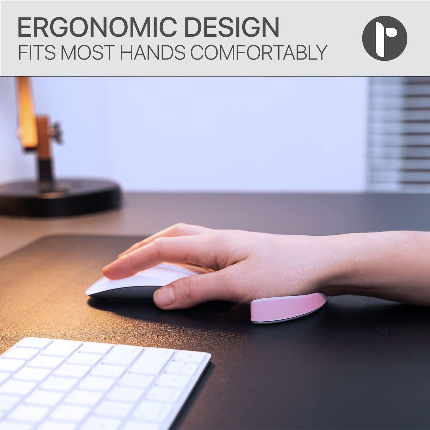 Glider V3 2025 Wrist Rest for Mouse, Ergonomic Sliding Palm Support for Carpal Tunnel and Wrist Pain Relief, Lightweight Gliding Wrist Pad for Office Work, Gaming, Coding, and Computer Use