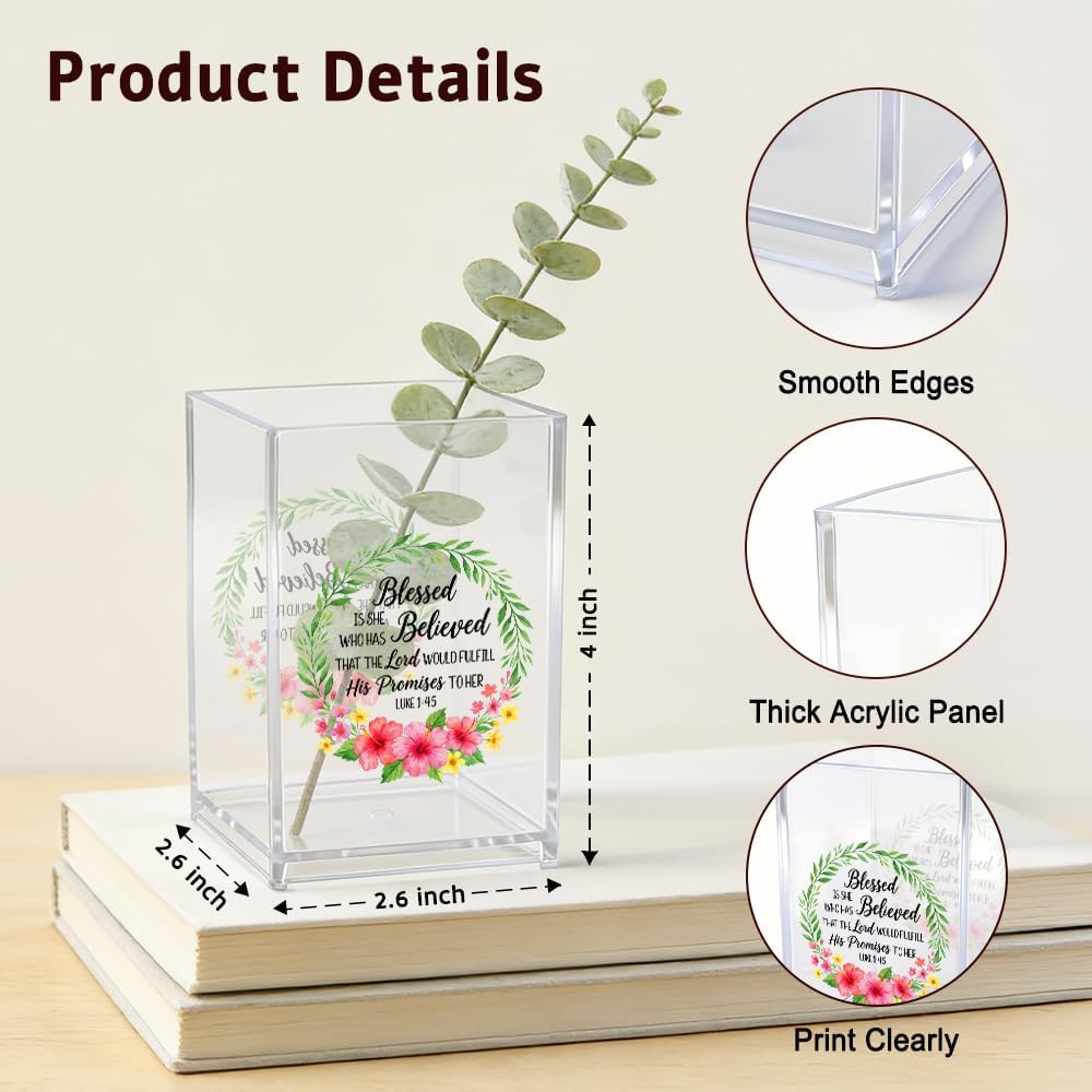 The Makeup Artist Acrylic Cosmetic Pencil Pen Holder, Funny Vanity Accessories for Girls, Makeup Brushes Holder for Beauty Specialist Esthetician, Make Up Artist MUA Appreciation Gifts