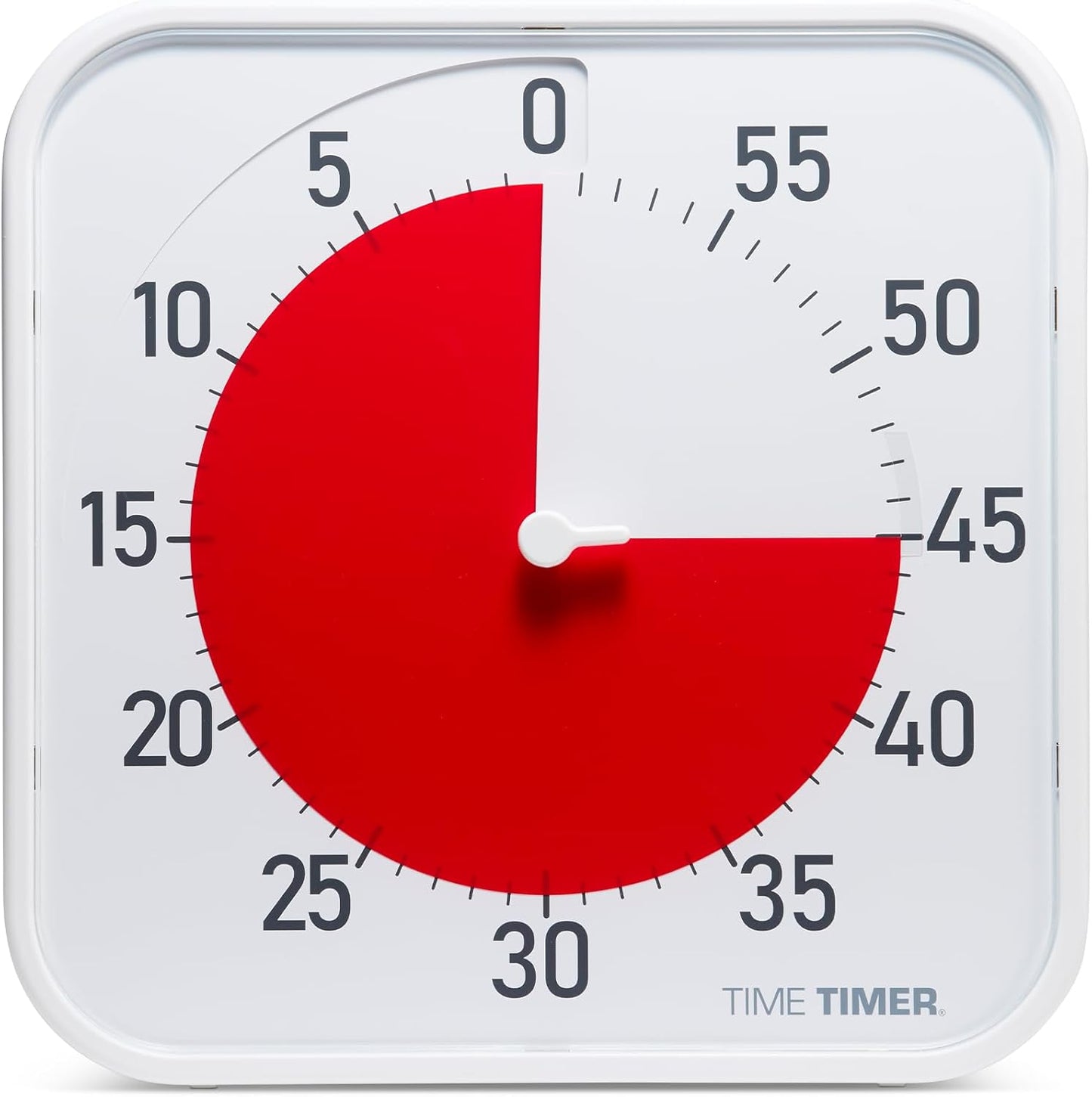 TIME TIMER 12 inch Visual Timer 60 Minute Kids Desk Countdown Clock with Dry Erase Activity Card, Also Magnetic for Classroom, Homeschooling Study Tool, Task Reminder, Home and Kitchen Timer