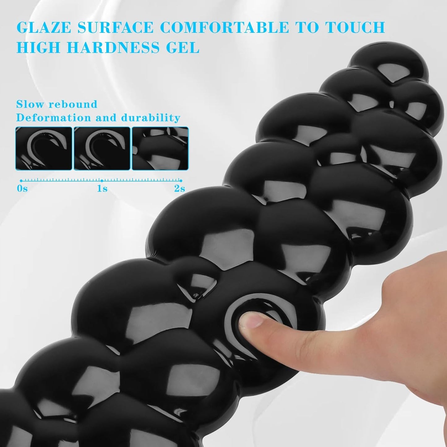 Gel Cloud Keyboard and Mouse Wrist Rest, Cute Wrist Support and Arm Support Keyboard Rest for Keyboard and Mouse Typing Pain Relief，Suitable for Office/Computer/Laptop/Gaming（White）