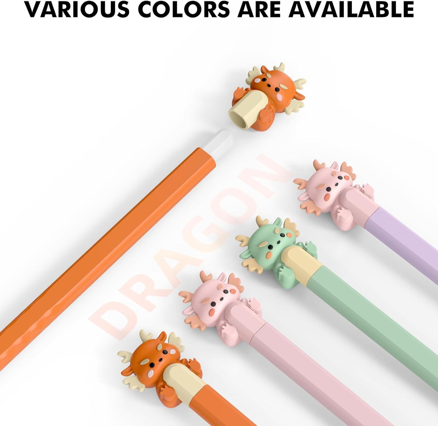 NIUTRENDZ Cute Bear Apple Pencil Case for Apple Pencil 2nd Generation Case Silicone Protective Cover Sleeve Skin Accessories (Brown, Apple Pencil 2nd Generation)