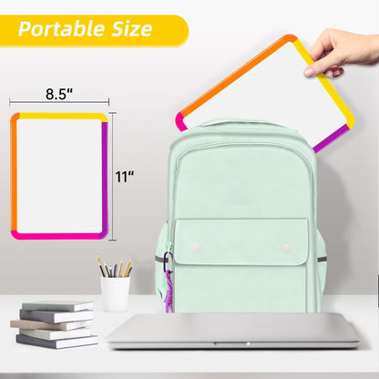 VUSIGN Small Dry Erase Whiteboard, 8.5 x 11 Inches White Board for Kids, Students, Fridge, Locker, Mini Dry Erase Board