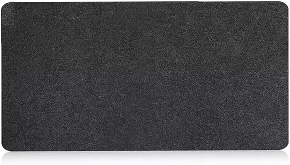 Large Felt Desk Pad, Desk Protective Computer Pad Minimalistic Felt Desk Mat 39.37''x15.75'' Anti-Slip Protective Computer Mat for Keyboard and Mouse 100x40cm (Dark Gray)