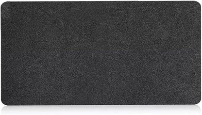Large Felt Desk Pad, Desk Protective Computer Pad Minimalistic Felt Desk Mat 39.37''x15.75'' Anti-Slip Protective Computer Mat for Keyboard and Mouse 100x40cm (Dark Gray)