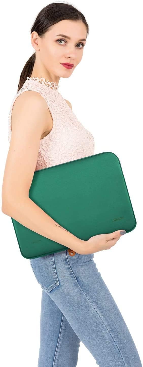 MOSISO Laptop Case 13.3 inch, 13-13.3 inch Laptop Sleeve Bag Compatible with MacBook Air/Pro 13/Pro 14 M5 M4 M3 M2 M1, HP Dell ASUS Lenovo, Neoprene Computer Sleeve Bag with Small Case, Baby Pink - Colors B