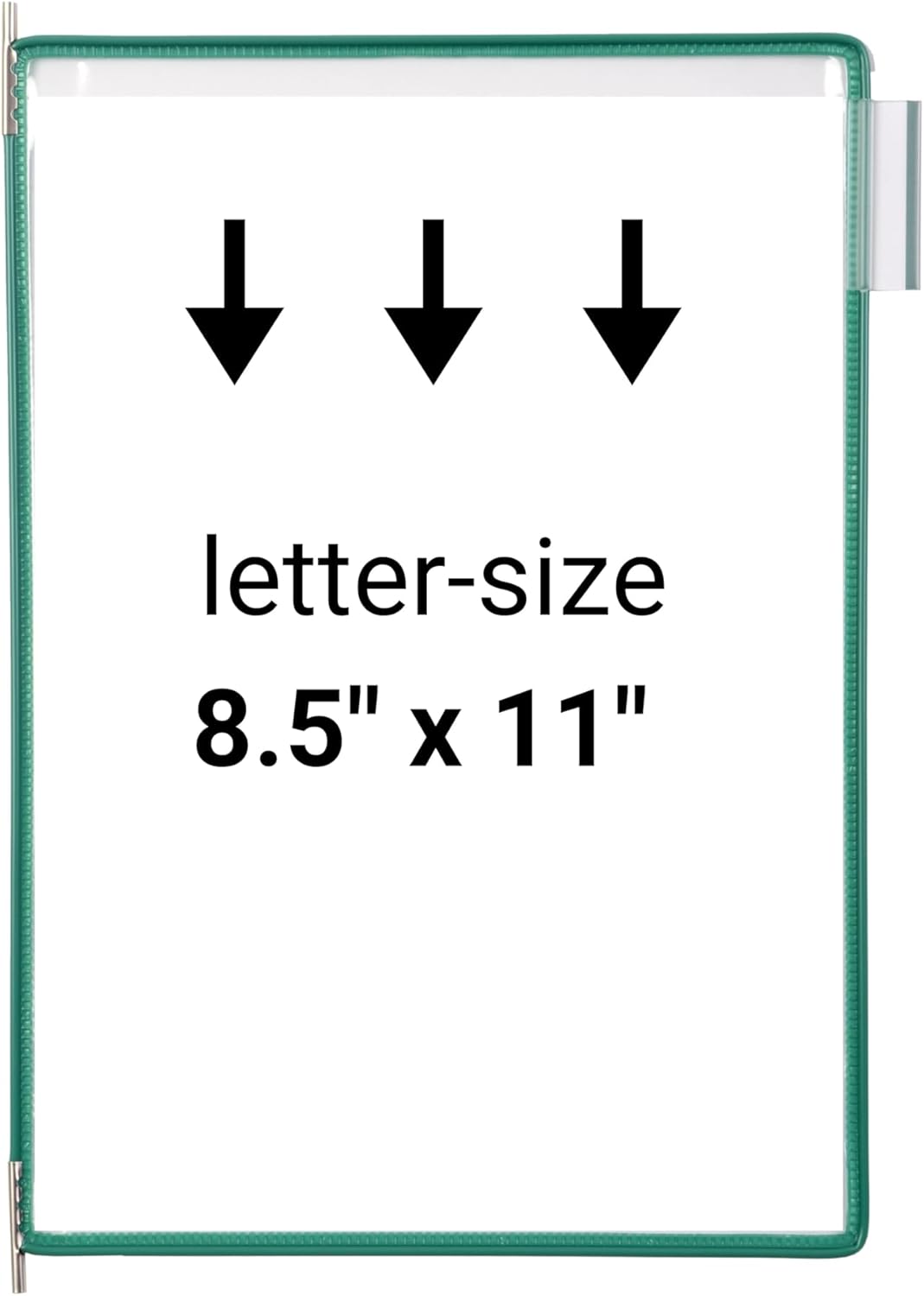 Tarifold Desktop Reference Organizer & Display System, 10 Double-Sided Pockets, 20 Sheet Capacity, Expandable, Durable Steel Wire Frames, Letter Size, Made in France, Black