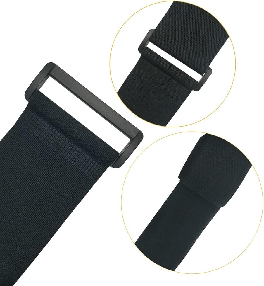 YiwerDer Reusable Fastening Cable Straps and Cable Ties Set 20 Pack(8"-12"-18"), Adjustable Multi-Purpose Hook and Loop Cord Ties to Keep Cords Organized and Tidy