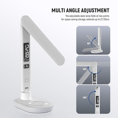 NEEWER Entry Level Version 32" LED Light with Clamp for Desk Home Office Dorm Designer Drafting, 20W Dual Computer Monitor Architect Lamp Bar, Flexible Overhead 2200lux/Remote/5 Modes CRI80+, N21