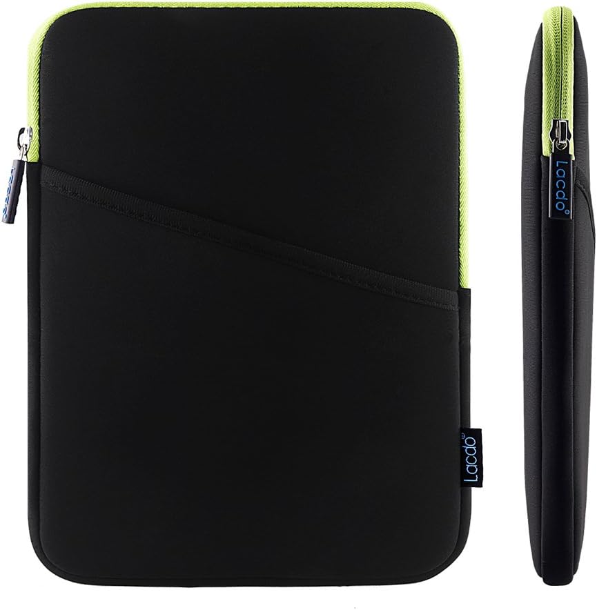Lacdo Tablet Sleeve Case for 11 inch iPad A16 / 11 inch iPad Air M4 M3 M2 / 11" iPad Pro M5 M4 / 10.9" iPad /10.2" iPad /10.9" ipad Air / 11 Inch Samsung Galaxy Tab A9+ Bag, Fit Magic Keyboard, Black