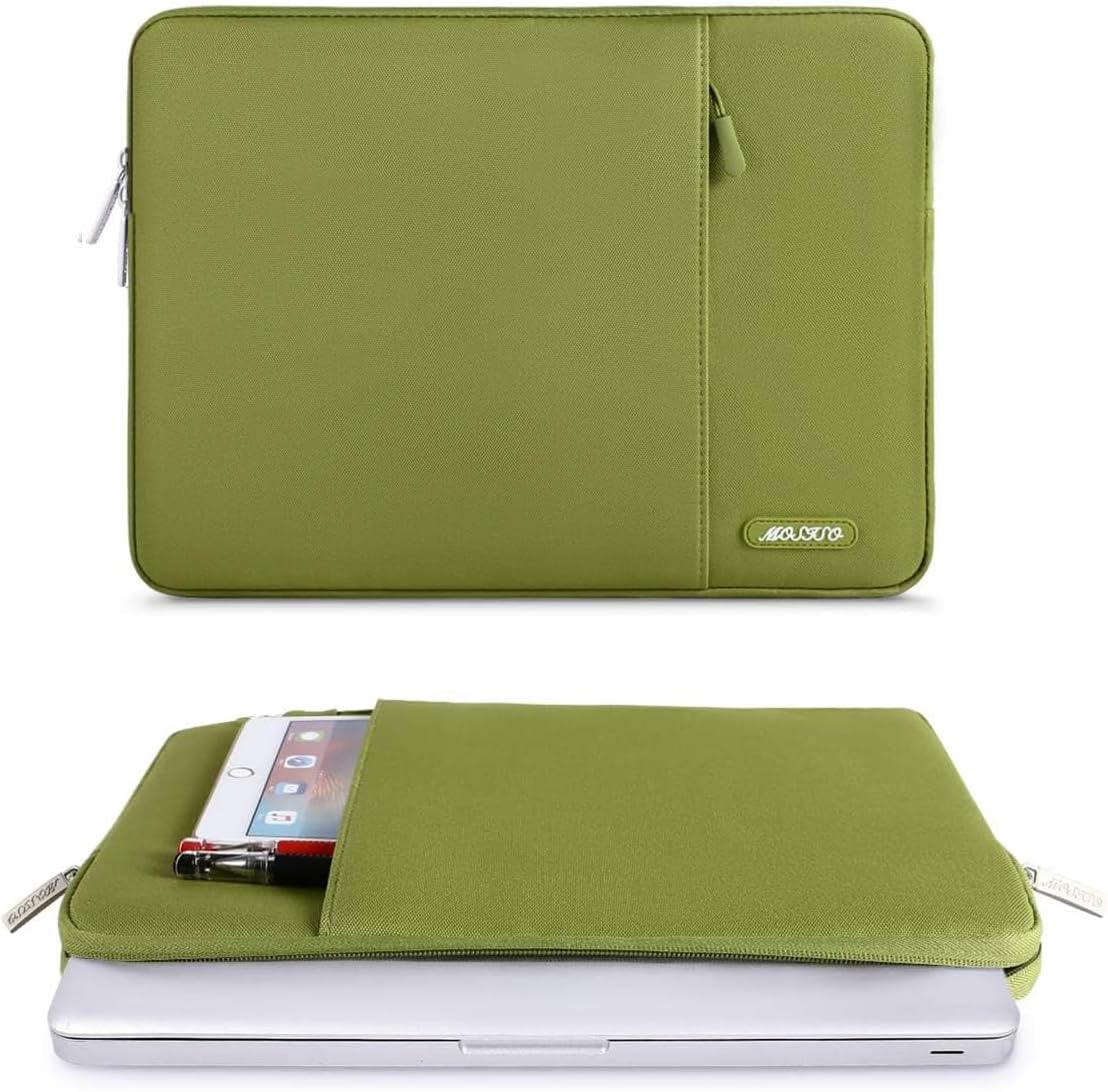 MOSISO Laptop Case 15 inch, 15 inch Laptop Sleeve Compatible with MacBook Air M5 A3448 M4 A3241 M3 A3114 M2 A2941 2026-2023, Dell XPS, Polyester Vertical Computer Sleeve Bag with Pocket, Black - Colors B