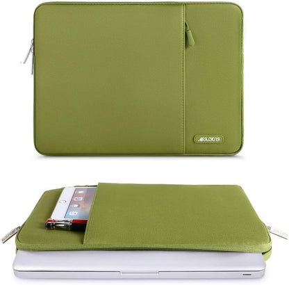 MOSISO Laptop Case 15 inch, 15 inch Laptop Sleeve Compatible with MacBook Air M5 A3448 M4 A3241 M3 A3114 M2 A2941 2026-2023, Dell XPS, Polyester Vertical Computer Sleeve Bag with Pocket, Black - Colors B