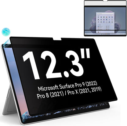 Laptop Privacy Screen 14 Inch Compatible with HP/Dell/Acer/Samsung/Asus/Lenovo/Toshiba,16:10 Aspect Removable Anti Glare Blue Light Filter Protector, 14 in Laptop Privacy Screen Shield