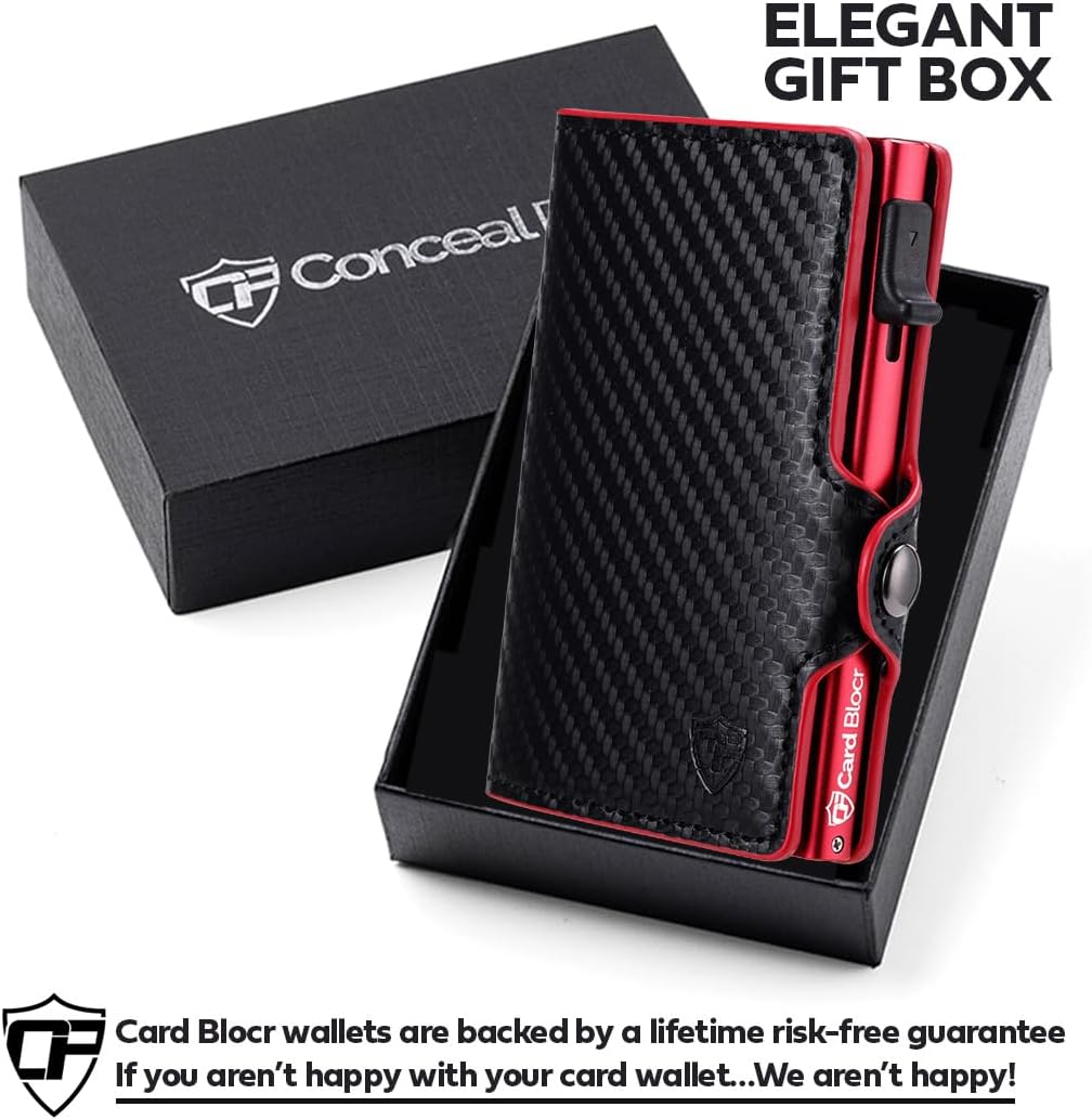 Conceal Plus Wallet Finder Slim Tracker, 5-Year Battery Life - Never Needs Charging, Track Wallet, Backpack, Luggage and More, Works with Apple Find My iOS Only (Android Not Supported)