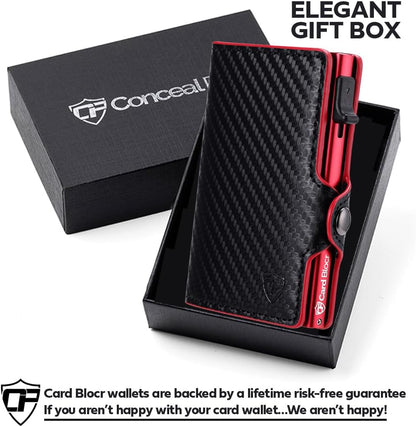 Conceal Plus Wallet Finder Slim Tracker, 5-Year Battery Life - Never Needs Charging, Track Wallet, Backpack, Luggage and More, Works with Apple Find My iOS Only (Android Not Supported)